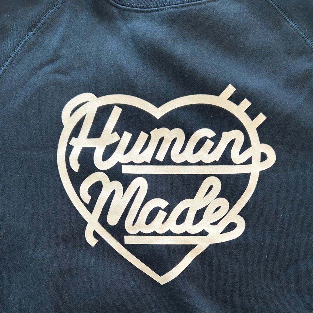 Human Made Navy Blue Crewneck NWOT!!! GREAT DEAL!!! - Picture 2 of 5